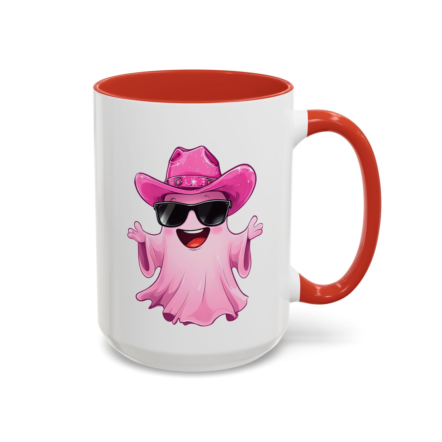 Playful Ghost Coffee Mug - Fun Halloween Drinkware, Cute Gift for Ghost Lovers, Perfect for Fall, Coffee Lovers, Halloween Decor