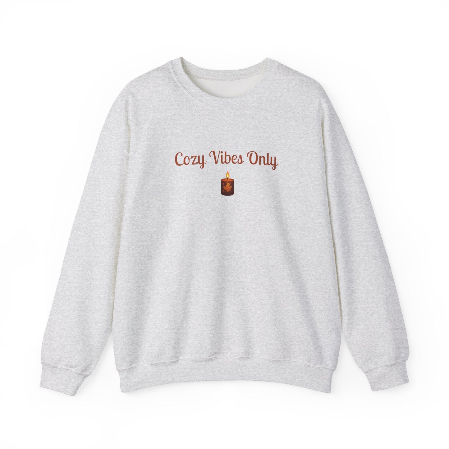 Cozy Vibes Only Sweatshirt, Unisex Crewneck, Casual Wear, Fall Fashion, Gift for Her, Cozy Apparel, Warm Layering