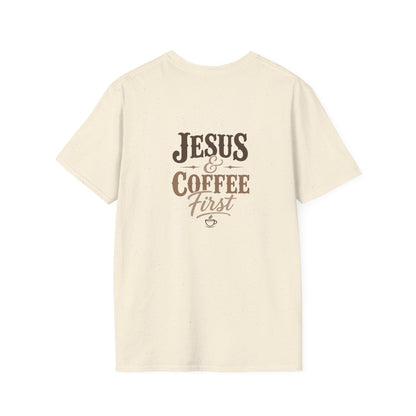 Jesus & Coffee First T-Shirt | Christian Coffee Tee