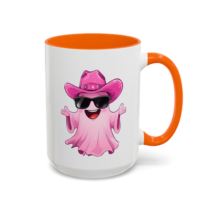 Playful Ghost Coffee Mug - Fun Halloween Drinkware, Cute Gift for Ghost Lovers, Perfect for Fall, Coffee Lovers, Halloween Decor