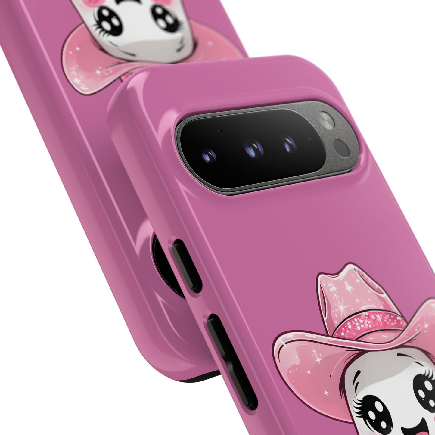 Cute Ghost Phone Case - Fun, Whimsical, Kawaii, Halloween, Gift Idea, Pink Ghost Design