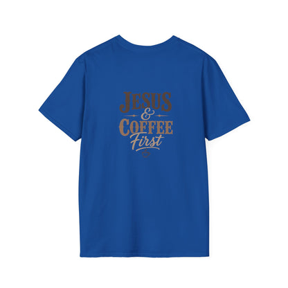 Jesus & Coffee First T-Shirt | Christian Coffee Tee