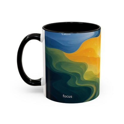 Colorful Emotional Spectrum Mug | Personalized Name Coffee Mug