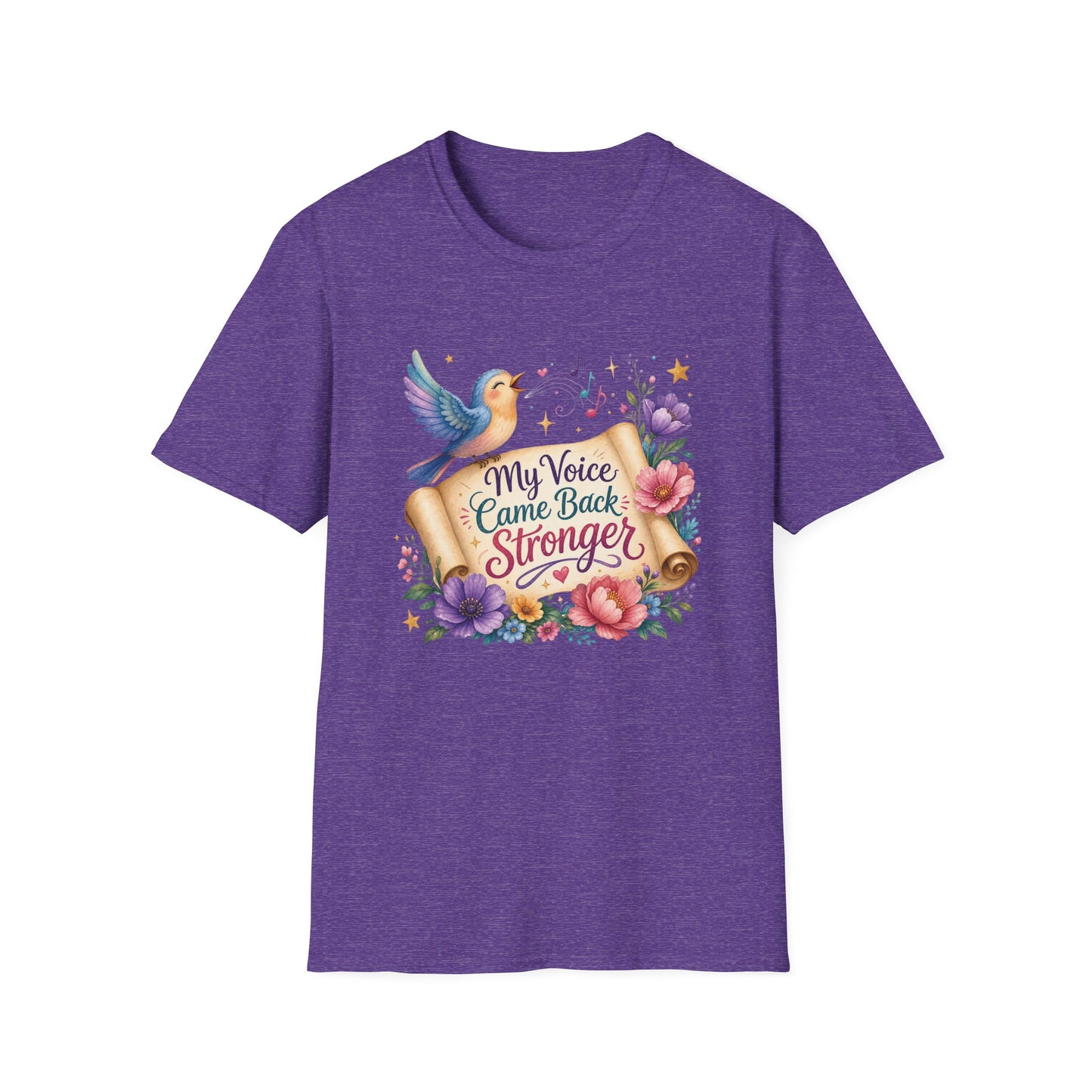 My Voice Came Back Stronger T-Shirt | Survivor