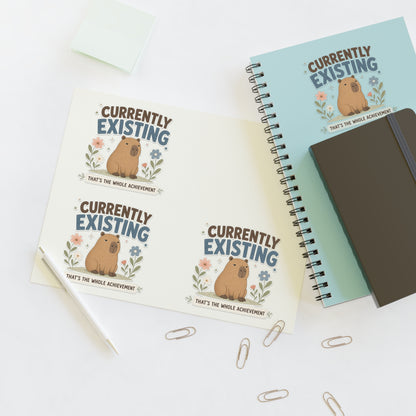 Capybara Sticker Sheet sticker sheet | capybara illustrations, cute animal stickers