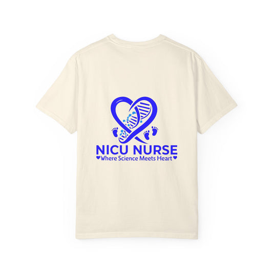 NICU Nurse Love T-Shirt, Personalized Unisex Tee, Heartbeat Tee, Gift for Nurses, Custom Nurse Shirt