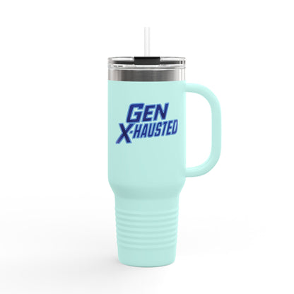 Gen X-Hausted Insulated Travel Mug - Perfect for Coffee on the Go, Travel, Camping, and Daily Hydration