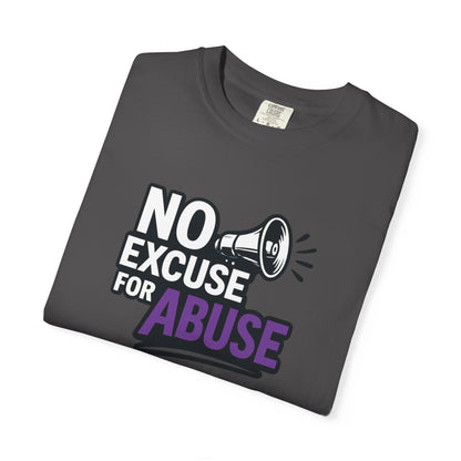 Empowering Unisex T-Shirt: No Excuse for Abuse, Awareness Shirt, Activism Tee, Gift for Supporters, Comfort Wear