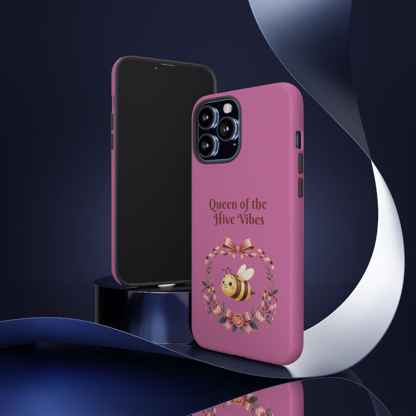 Queen of the Hive Bee Phone Case | Cute Floral Bee iPhone Case