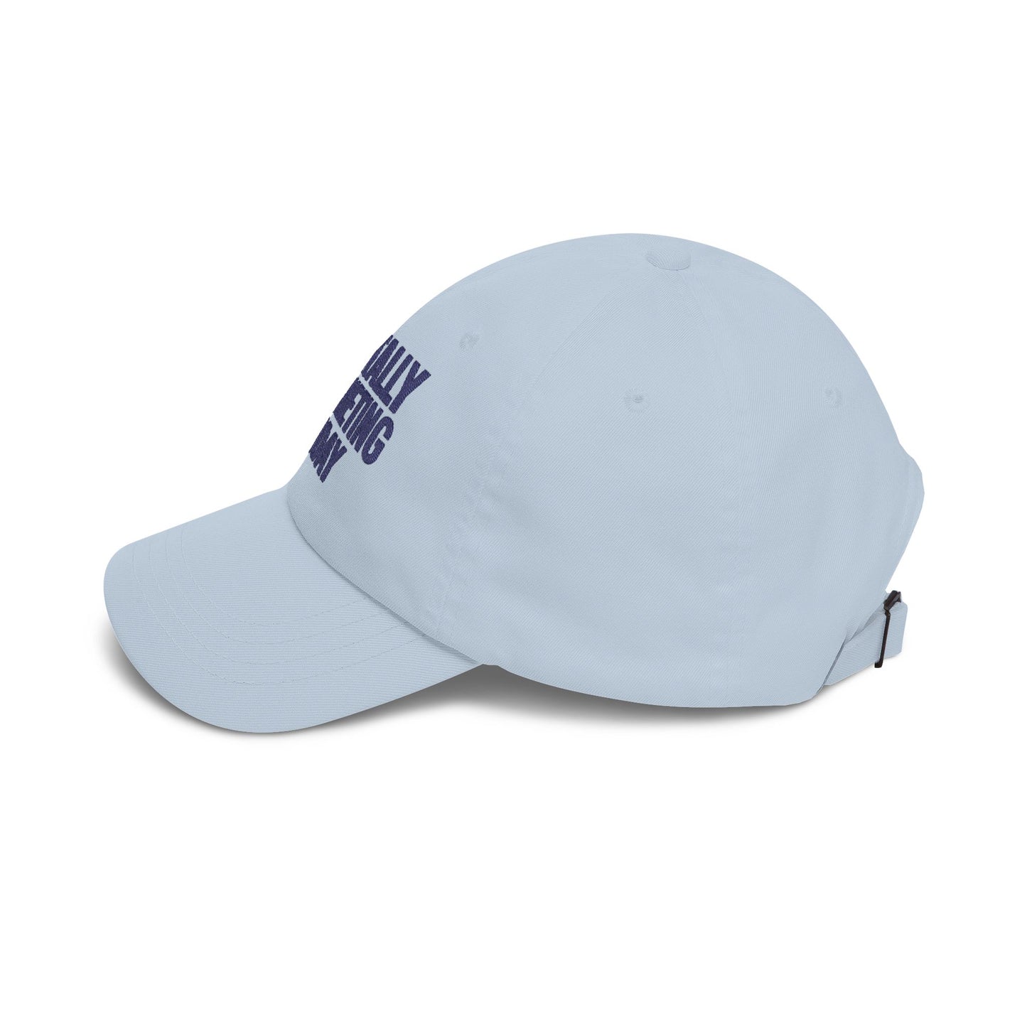 Mentally Crocheting Today Dad Cap | Embroidered Crochet Hat