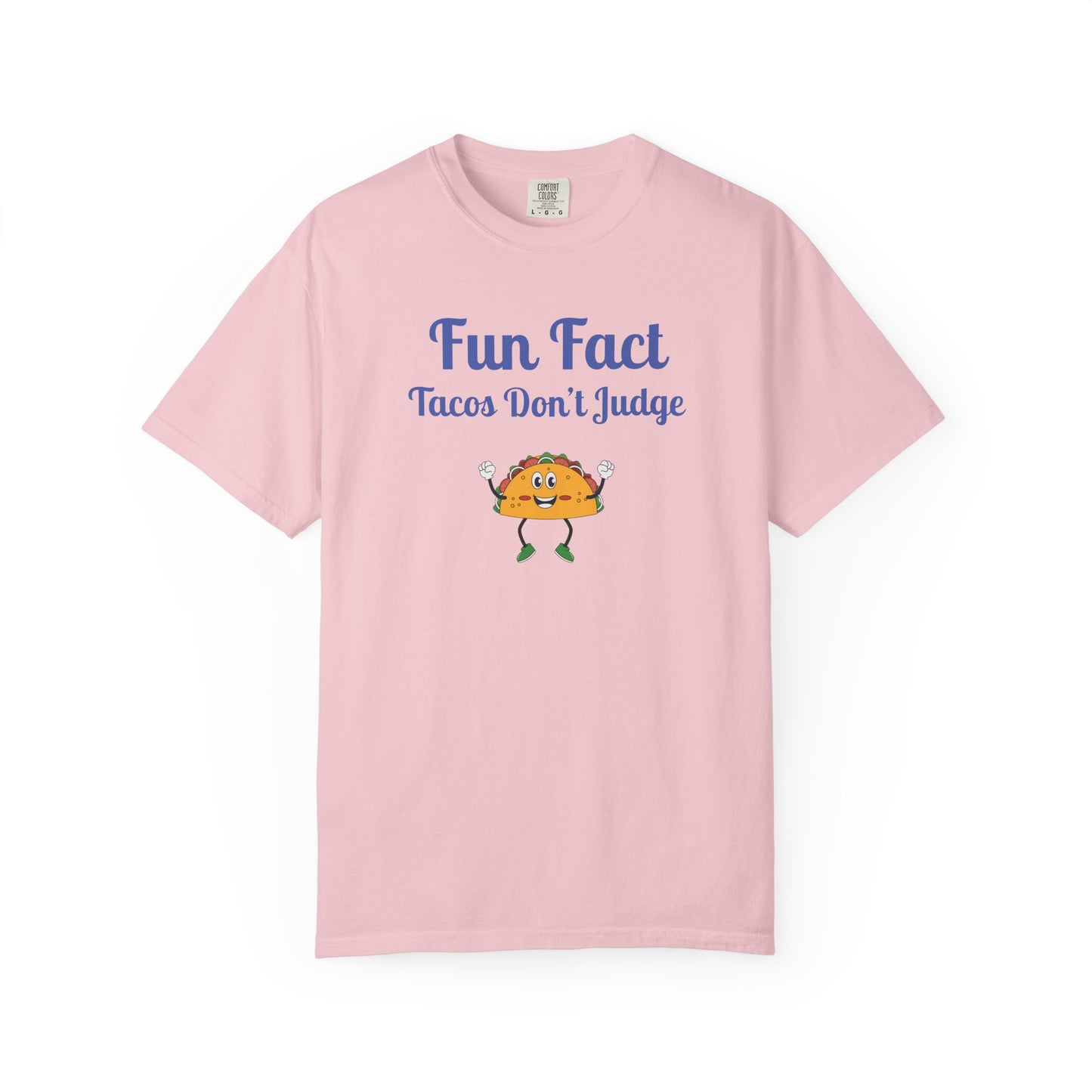 Fun Fact Taco Unisex Tee - Humorous Foodie Shirt, Gift for Taco Lovers, Casual Wear, Cute Graphic Tee