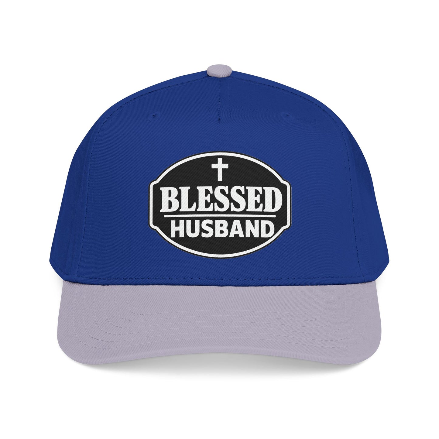 Blessed Husband Embroidered Hat Mid Profile Baseball Cap | Husband Dad Faith