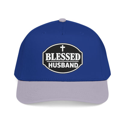 Blessed Husband Embroidered Hat Mid Profile Baseball Cap | Husband Dad Faith