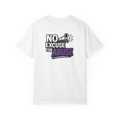 Empowering Unisex T-Shirt: "No Excuse for Abuse" - Casual Wear, Gift for Activists, Awareness Apparel, Comfort Tee