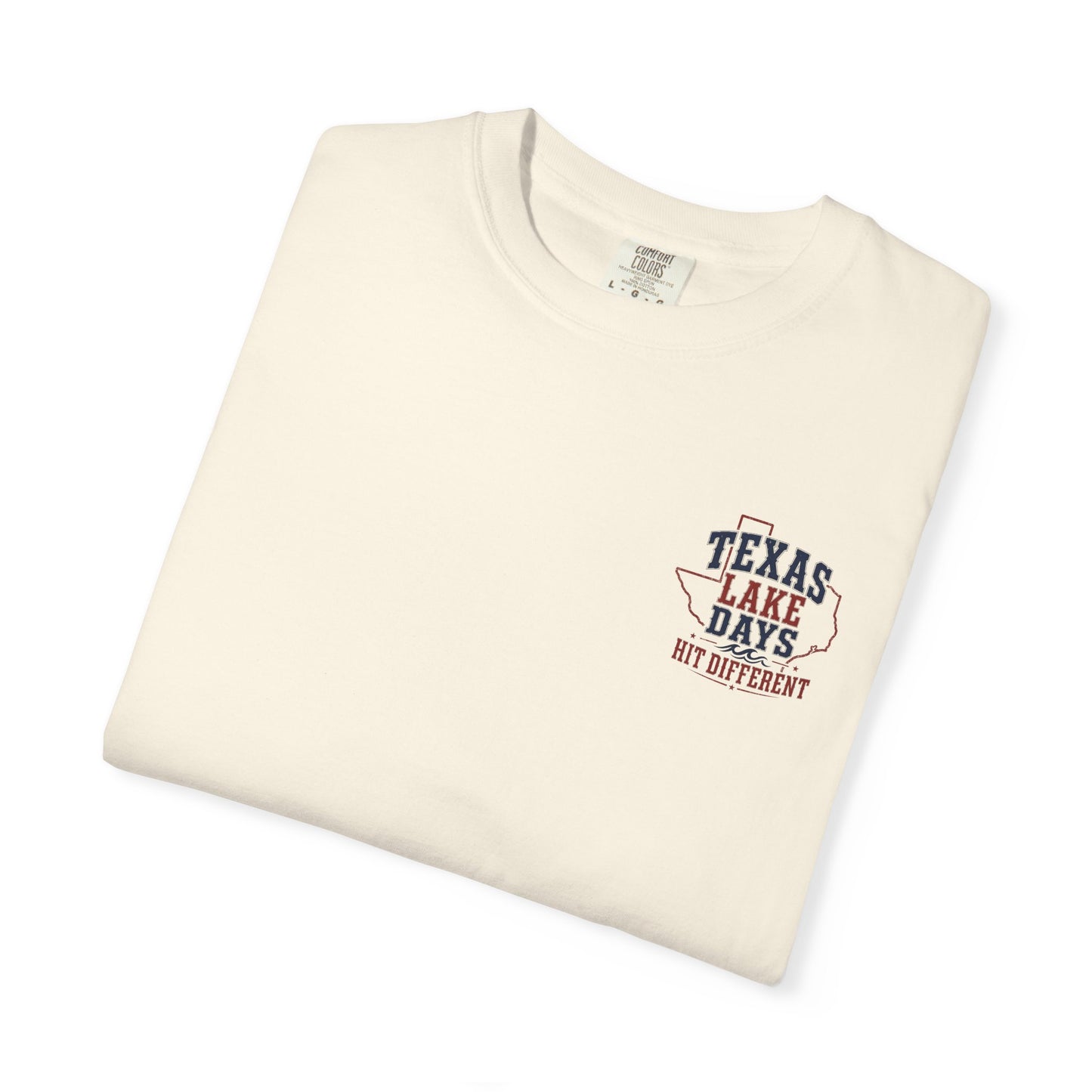 Texas Lake Days Hit Different T-shirt | State Outline Lake Life