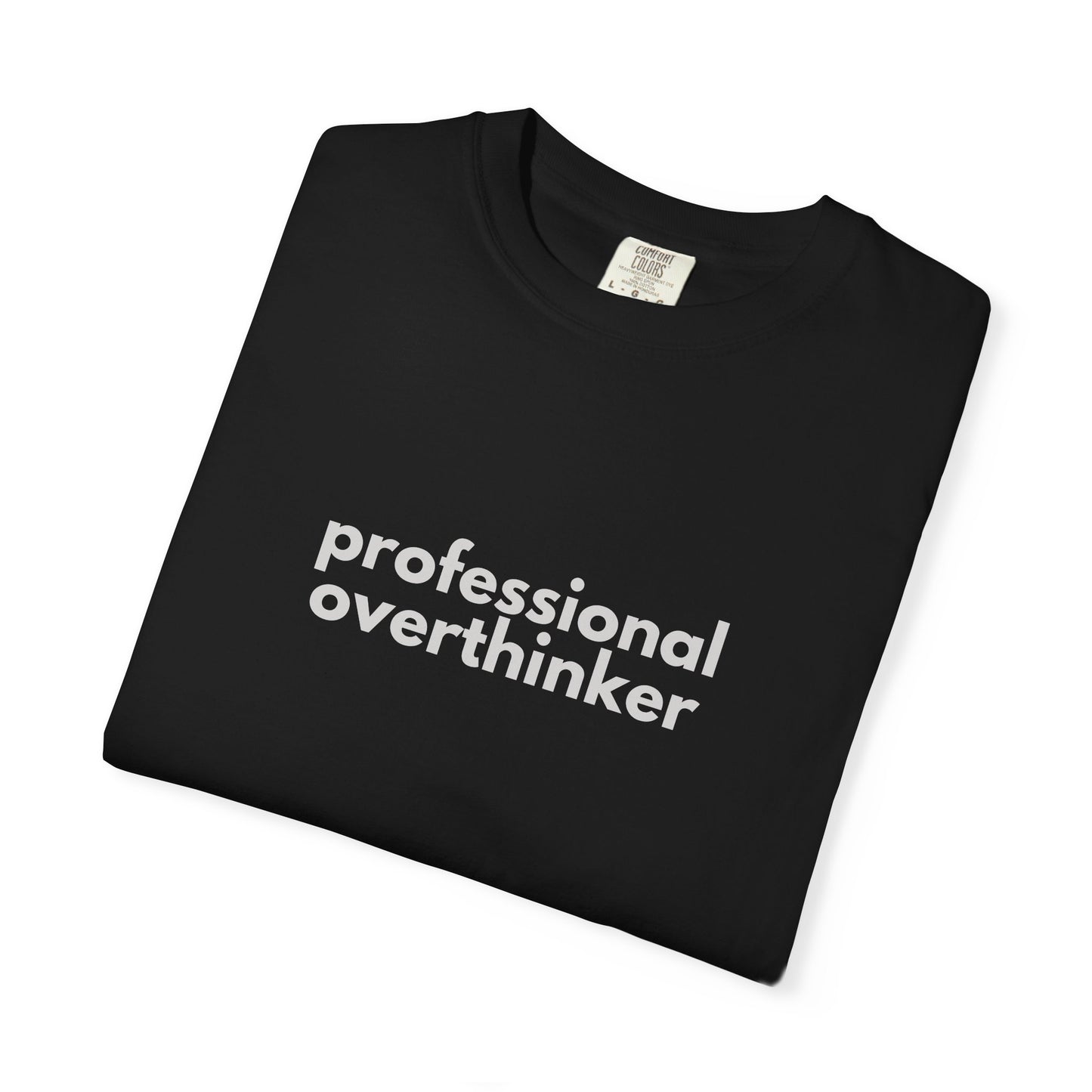 Professional Overthinker Gen X Humor T-shirt, Unisex Tee, Funny Gift, Sarcastic Shirt, Gift for Gen X, Vintage Style Shirt