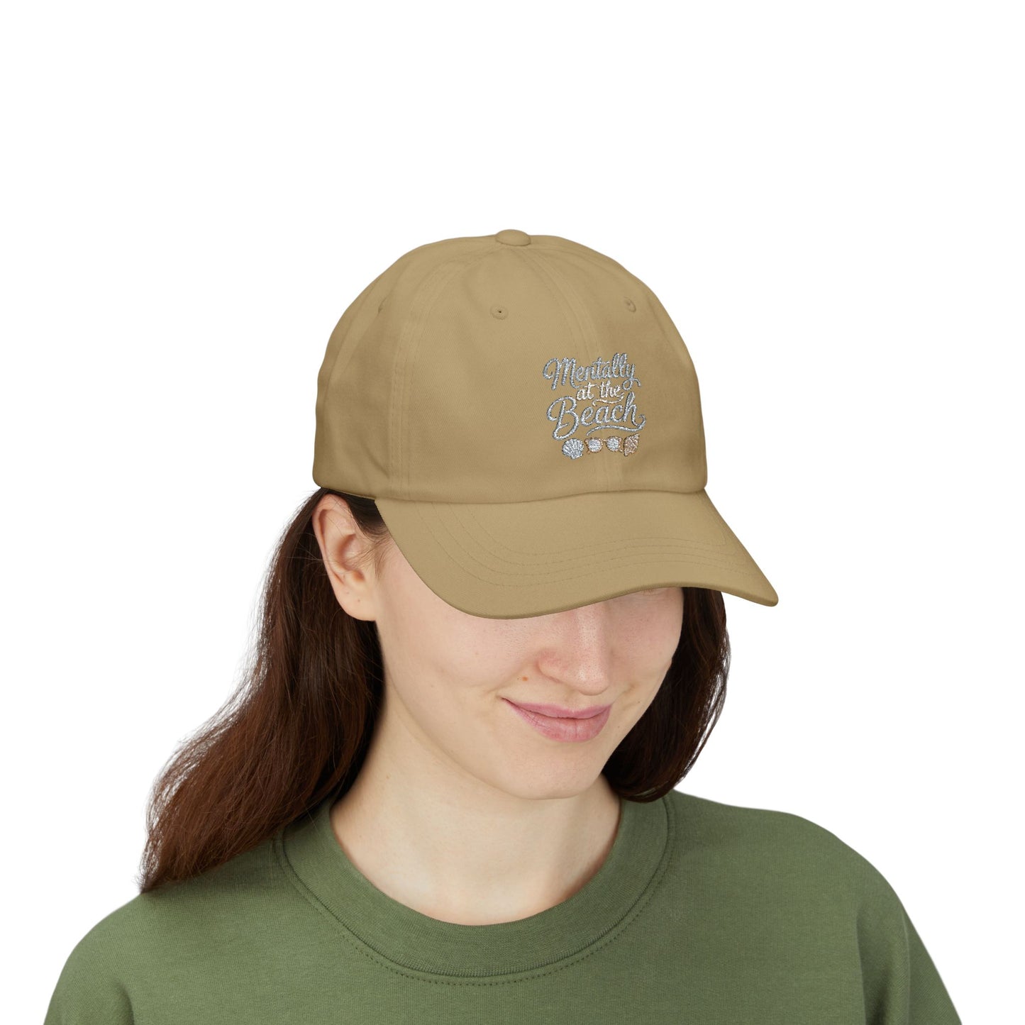 Mentally at the Beach Dad Cap | Embroidered Hat