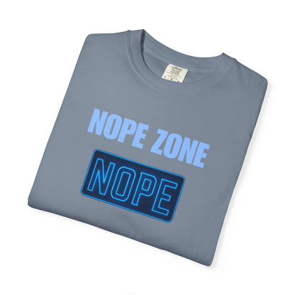 Nope Zone Humor Gen X T-shirt, Unisex Tee, Vintage Graphic Tee, Funny Shirt, Sarcastic Tee, Retro Gift