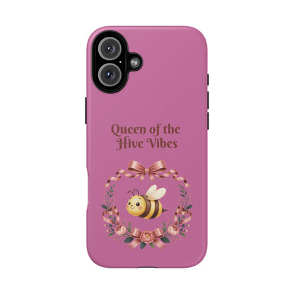 Queen of the Hive Bee Phone Case | Cute Floral Bee iPhone Case