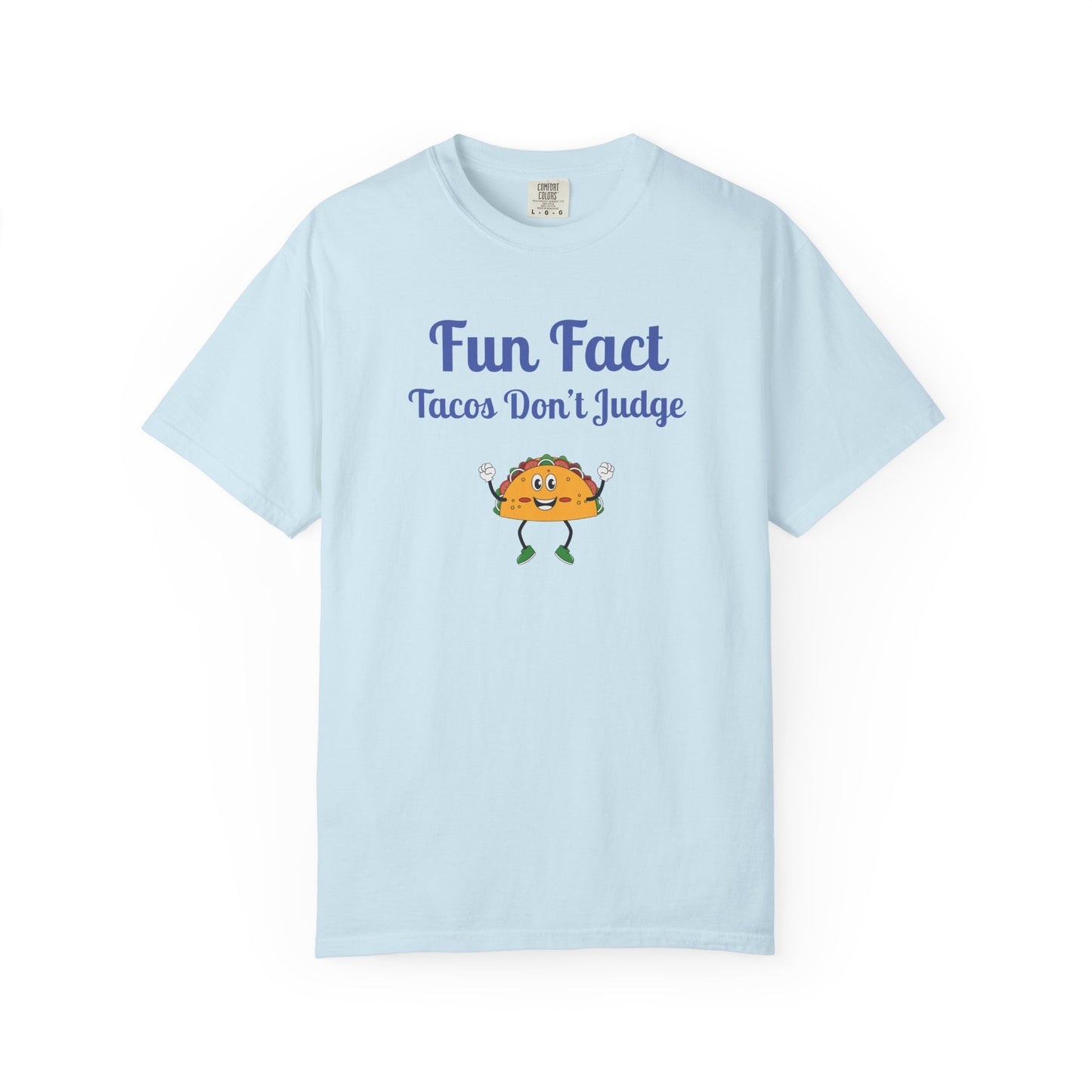 Fun Fact Taco Unisex Tee - Humorous Foodie Shirt, Gift for Taco Lovers, Casual Wear, Cute Graphic Tee