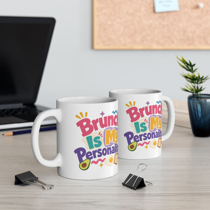 Brunch Is My Personality Mug | Avocado Toast Coffee Cup
