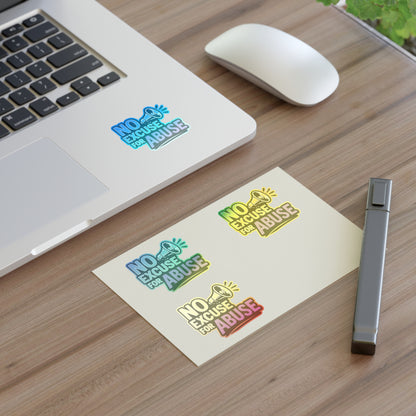 Empowerment Sticker Sheets - No Excuse for Abuse | Protest Stickers, Advocacy Decor, Gift for Social Activists, Awareness Campaigns
