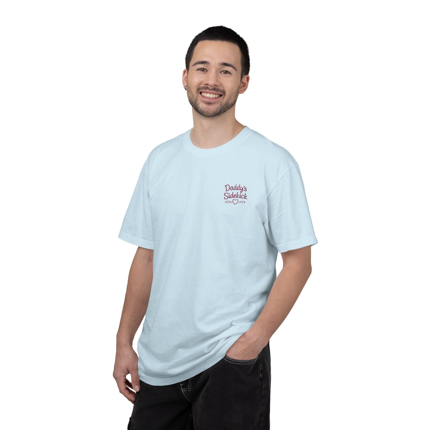 Daddy's Sidekick Embroidered T-Shirt | Daddy Sidekick Tee