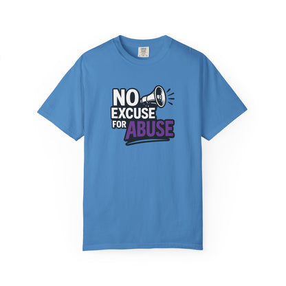 Empowering Unisex T-Shirt: No Excuse for Abuse, Awareness Shirt, Activism Tee, Gift for Supporters, Comfort Wear