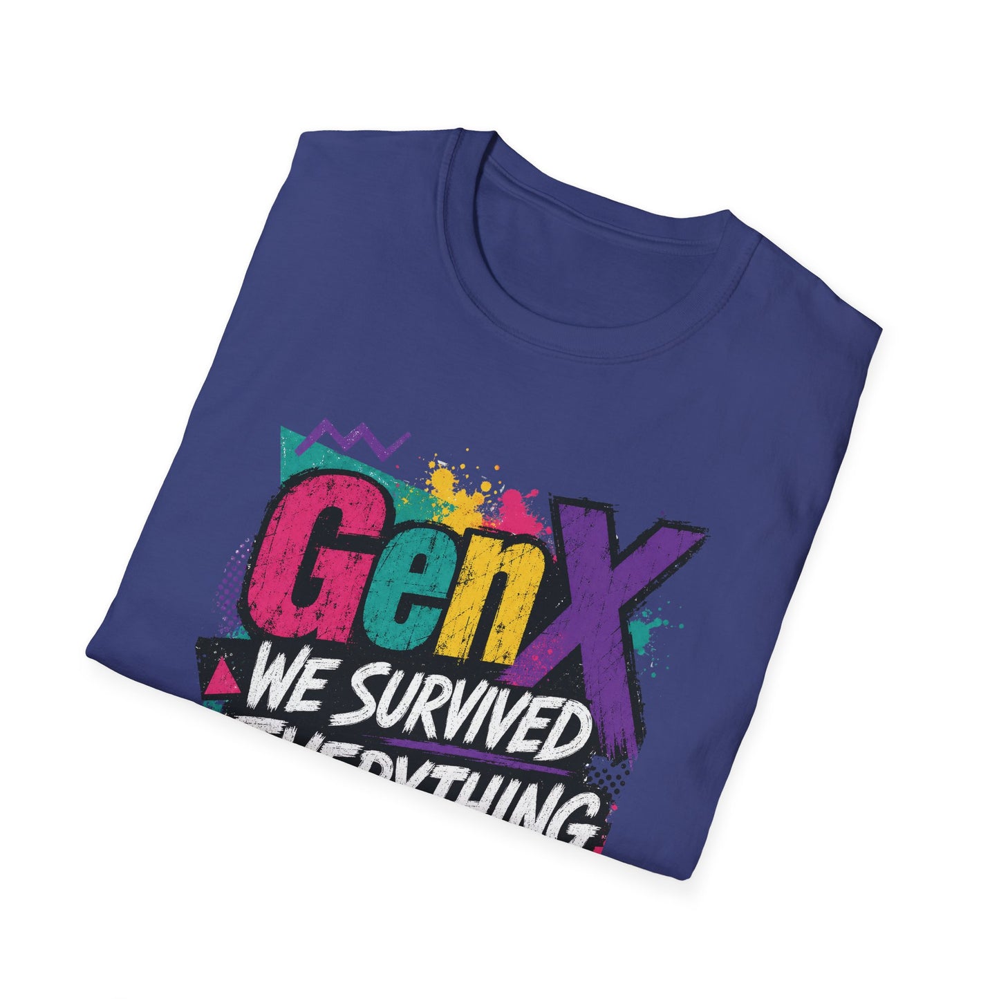 Gen X We Survived Everything T-Shirt | 90s Retro Graphic Tee