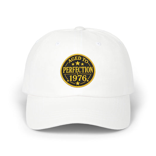 Aged to Perfection 1976 Cap | Embroidered Dad Hat 50th Birthday