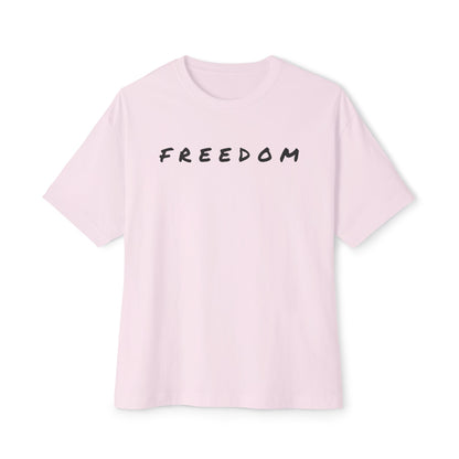 Freedom & Faith Unisex Oversized Tee, Summer Vibes Tee, Casual Gift, Patriotic Apparel, Faith-Based Outfit