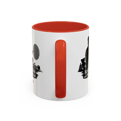 Raising Kids and Reading Crime Mug | Accent Coffee Mug
