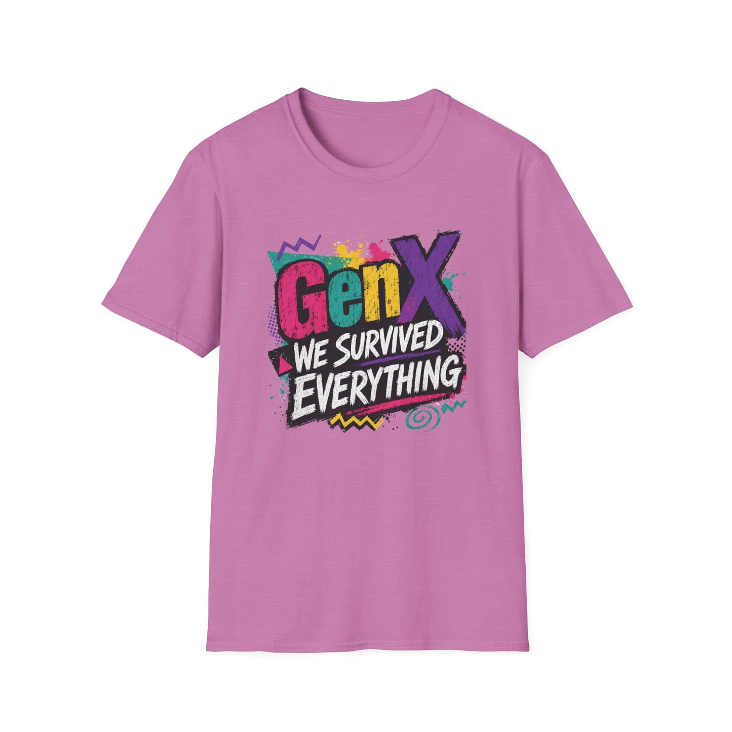 Gen X We Survived Everything T-Shirt | 90s Retro Graphic Tee