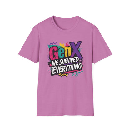 Gen X We Survived Everything T-Shirt | 90s Retro Graphic Tee