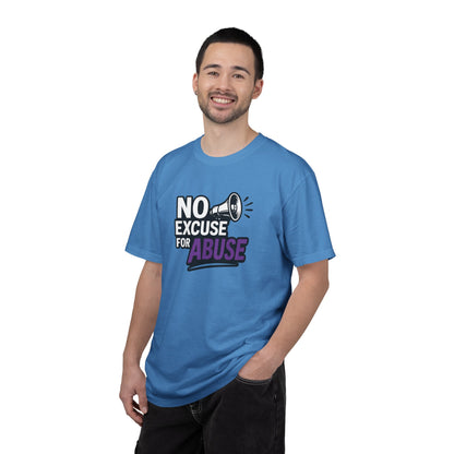 Empowering Unisex T-Shirt: No Excuse for Abuse, Awareness Shirt, Activism Tee, Gift for Supporters, Comfort Wear