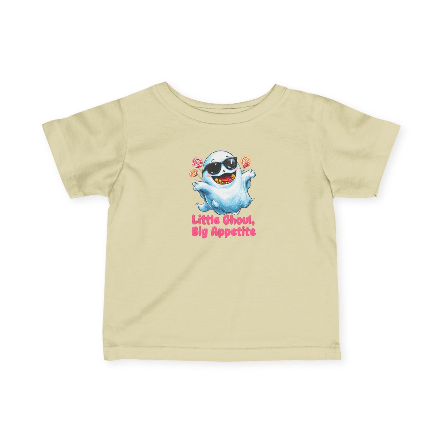 Adorable Halloween Infant T-Shirt, Little Ghoul Big Appetite Tee, Baby Halloween Costume, Cute Toddler Shirt, Spooky Fun Apparel, [...]
