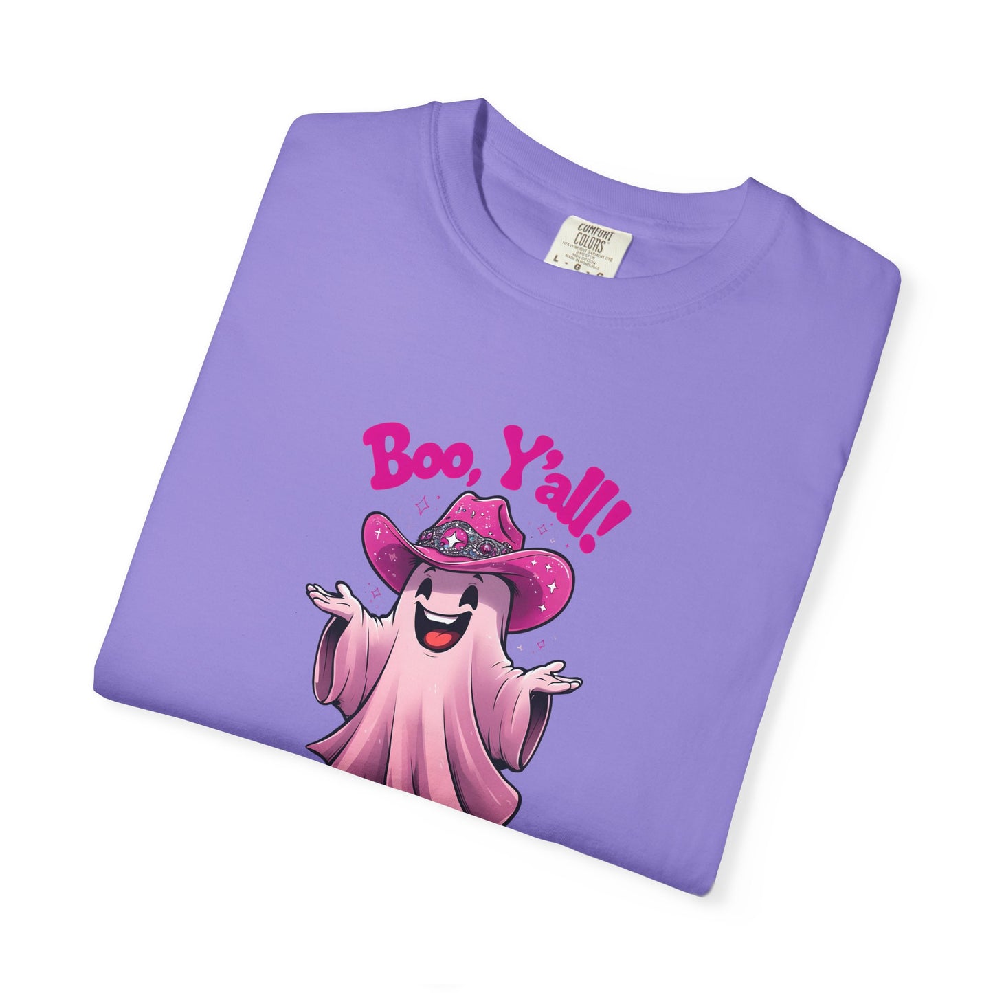 Boo Y'all Ghost T-Shirt, Fun Halloween Tee, Unisex Shirt, Cute Ghost Apparel, Spooky Season Outfit