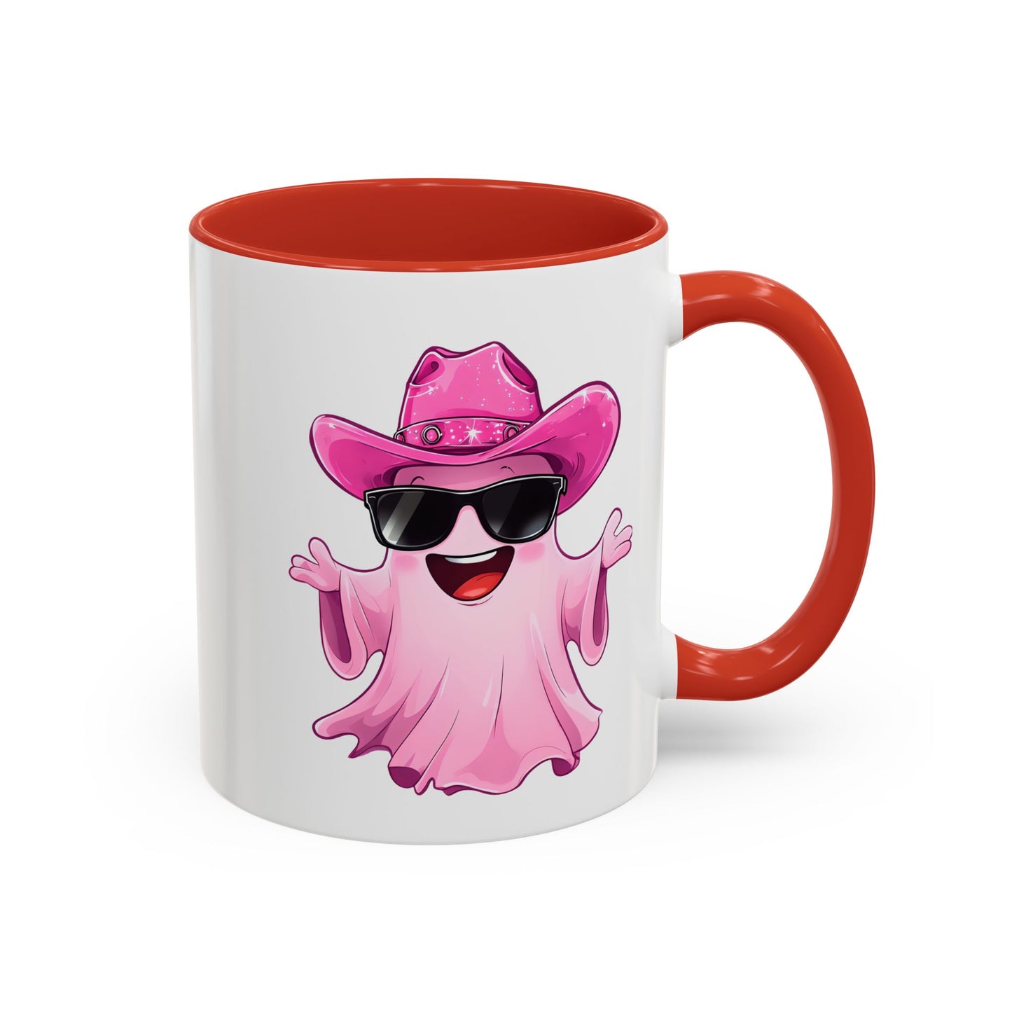 Playful Ghost Coffee Mug - Fun Halloween Drinkware, Cute Gift for Ghost Lovers, Perfect for Fall, Coffee Lovers, Halloween Decor