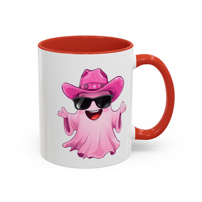 Playful Ghost Coffee Mug - Fun Halloween Drinkware, Cute Gift for Ghost Lovers, Perfect for Fall, Coffee Lovers, Halloween Decor