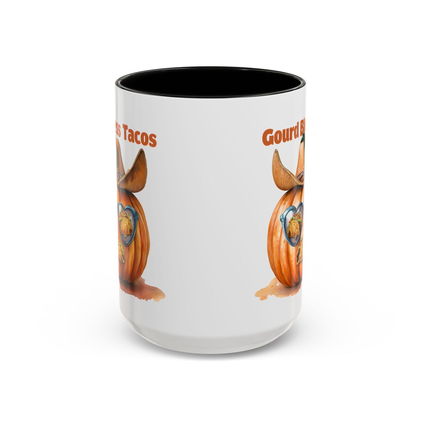Gourd Bless Tacos Coffee Mug - Perfect for Fall, Halloween, Thanksgiving, Taco Lovers, Kitchen Decor
