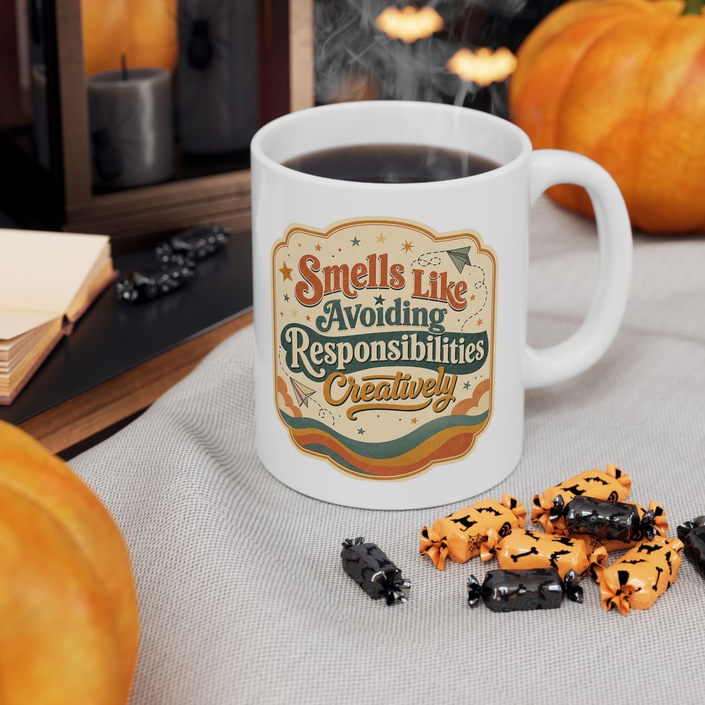 Smells Like Avoiding Responsibilities Dopamine Humor Mug