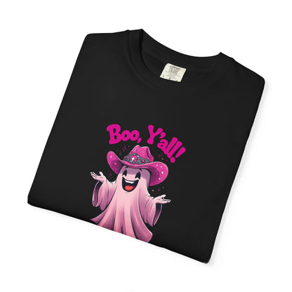 Boo Y'all Ghost T-Shirt, Fun Halloween Tee, Unisex Shirt, Cute Ghost Apparel, Spooky Season Outfit