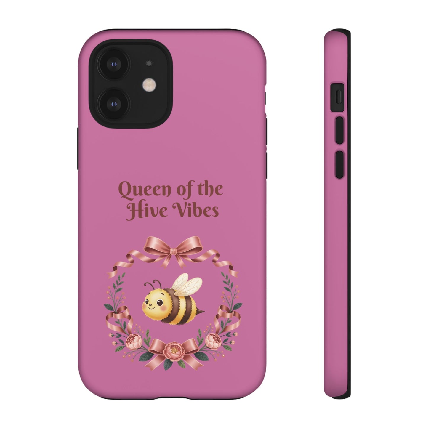 Queen of the Hive Bee Phone Case | Cute Floral Bee iPhone Case