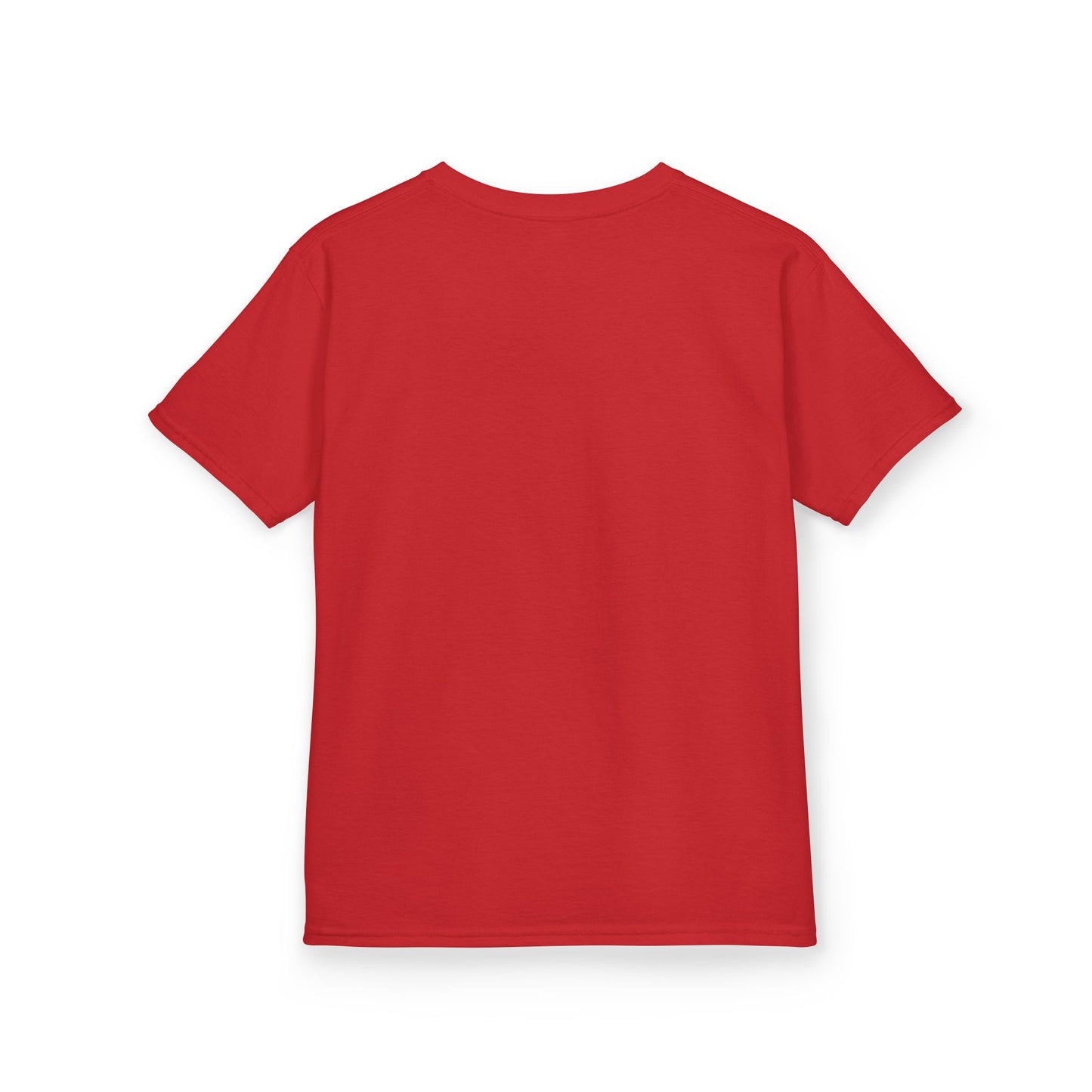 Bus Stop Mood Kids Tee | Grumpy Highland Cow Illustration, Funny Morning Shirt
