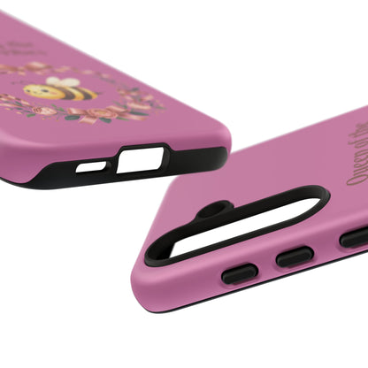 Queen of the Hive Bee Phone Case | Cute Floral Bee iPhone Case