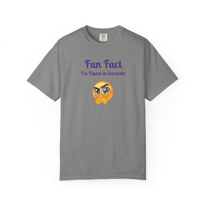 Unisex Sarcastic T-Shirt | Fun Fact I'm Fluent in Sarcasm | Gift for Sarcasm Lovers, Casual Wear, Humor Apparel, Sarcastic Quotes, [...]