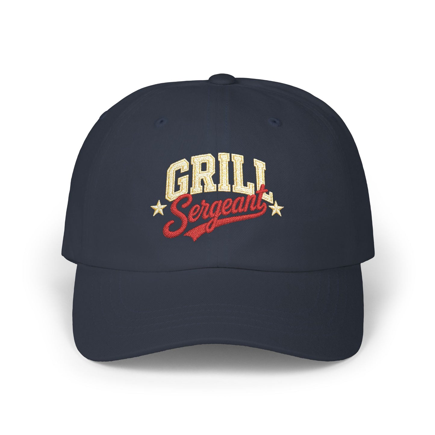 Grill Sergeant Dad Cap | Embroidered BBQ Hat, Barbecue Chef Cap
