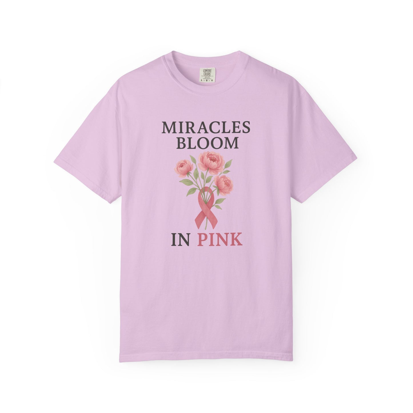 Breast Cancer Awareness T-Shirt, Floral Design for Charity Events, Gifts for Survivors, Unisex Apparel, Supportive Fashion