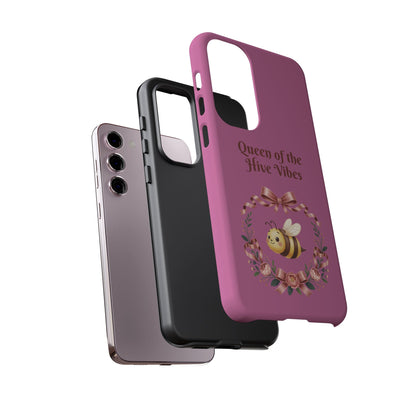Queen of the Hive Bee Phone Case | Cute Floral Bee iPhone Case