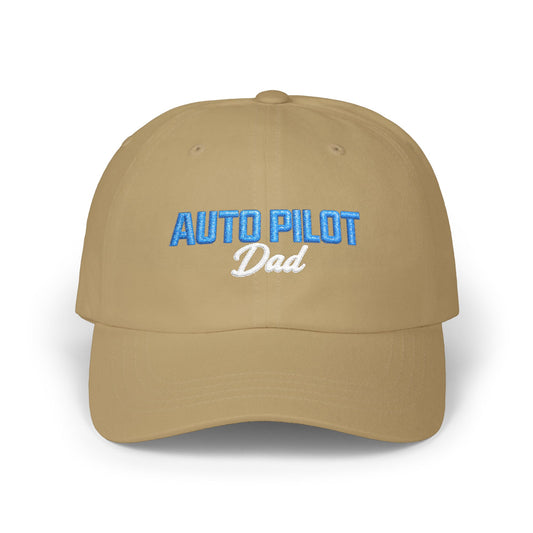 Autopilot Dad Cap | Embroidered Baseball Hat, Adjustable Classic Dad Cap